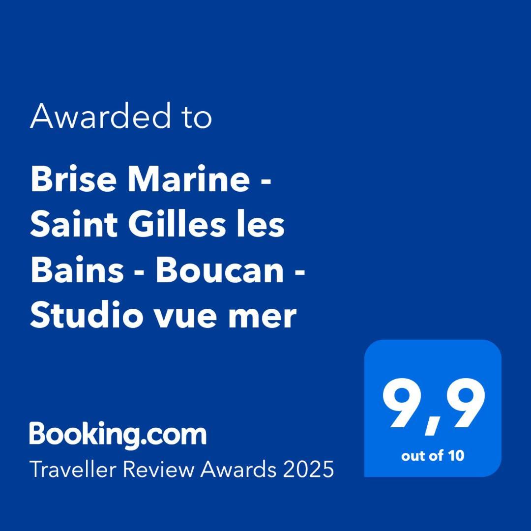 Brise Marine - Saint Gilles Les Bains - Boucan - Studio Vue Mer Exterior photo